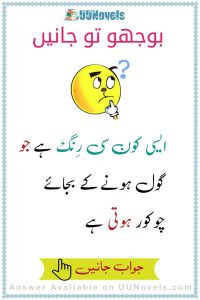 Urdu Riddles with answer (11)